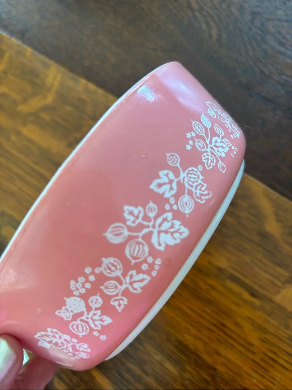 Pyrex covered casserole